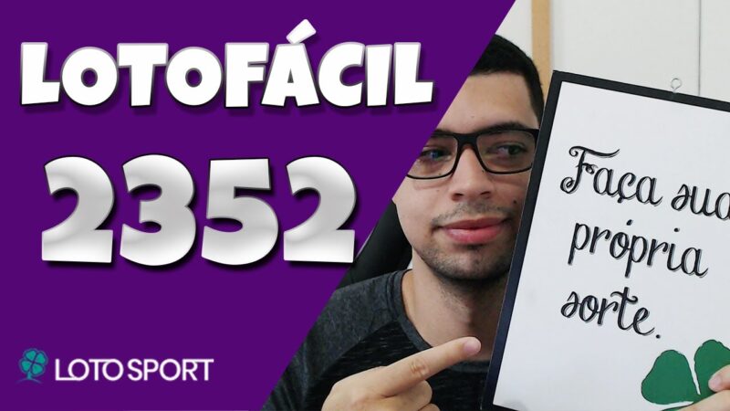 Lotofacil 2352 dicas e analises