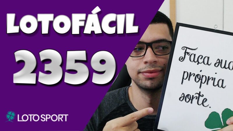 Lotofacil 2359 dicas e analises