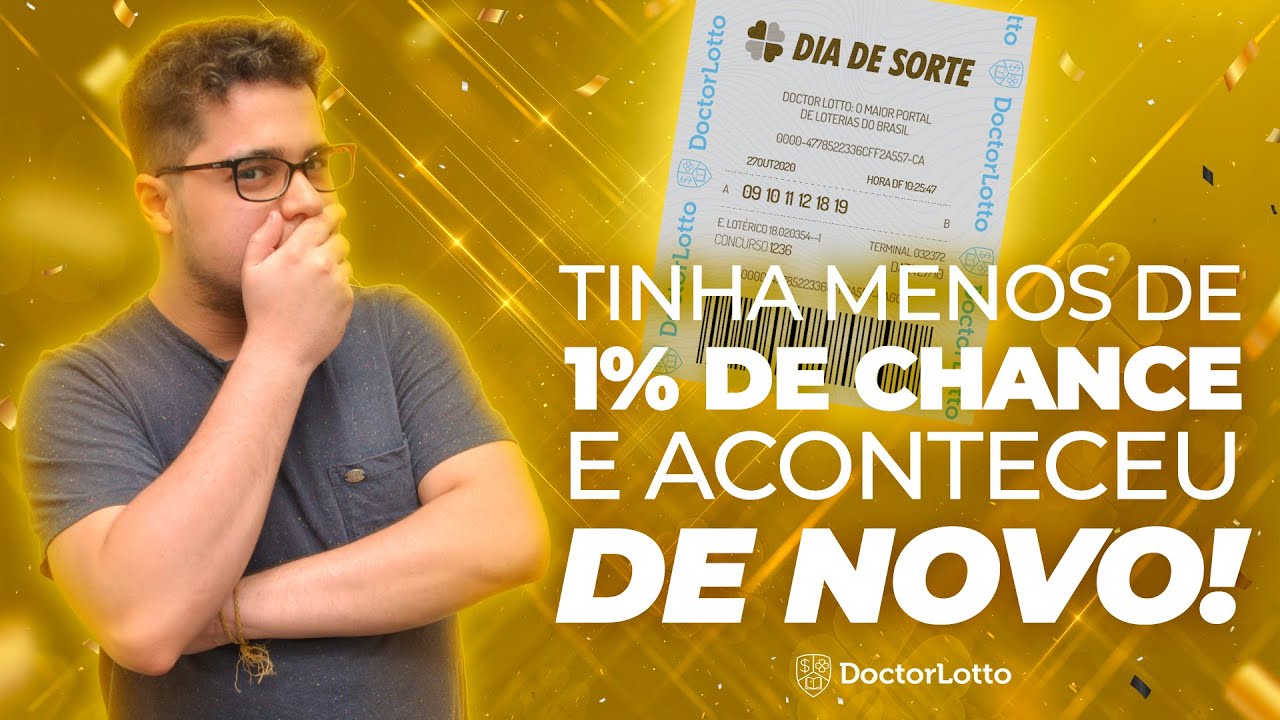 3ª vez que isso acontece no Dia de Sorte