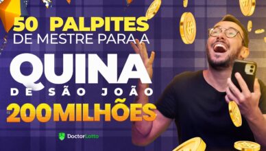 50 palpites para Quina de São João 2022