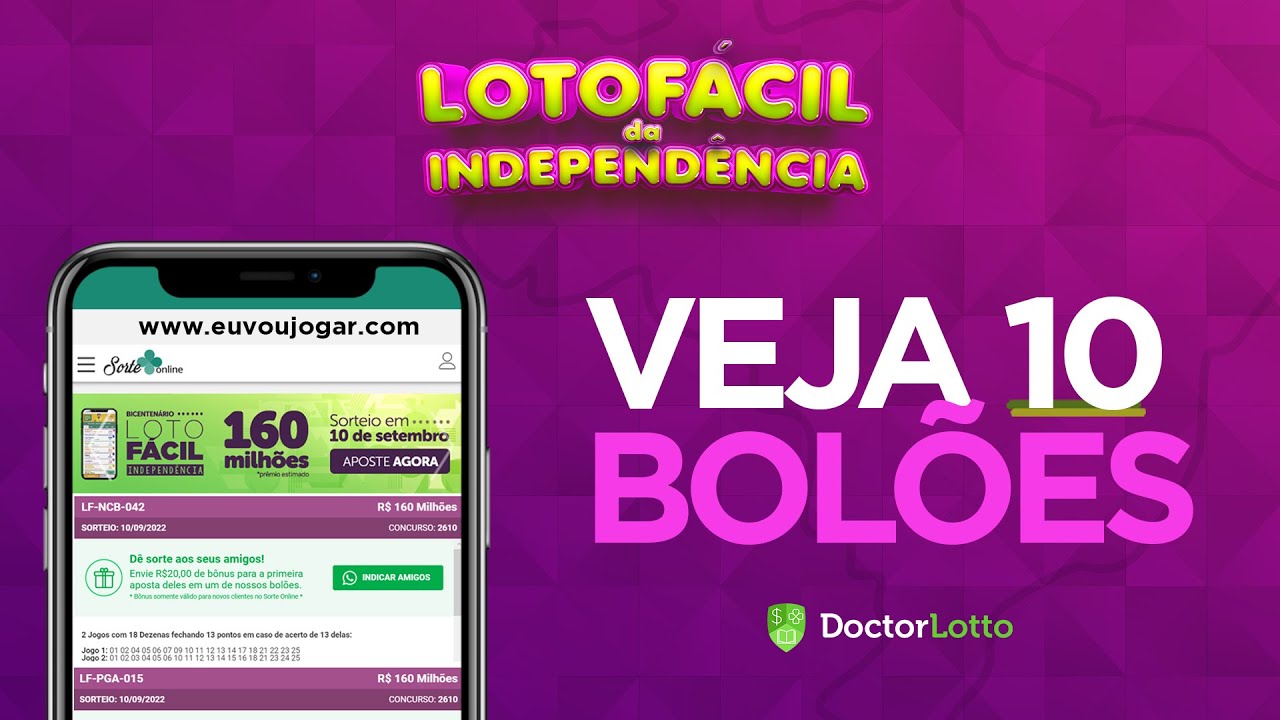10 bolões da Lotofácil da Independência 2022 para aumentar suas chances