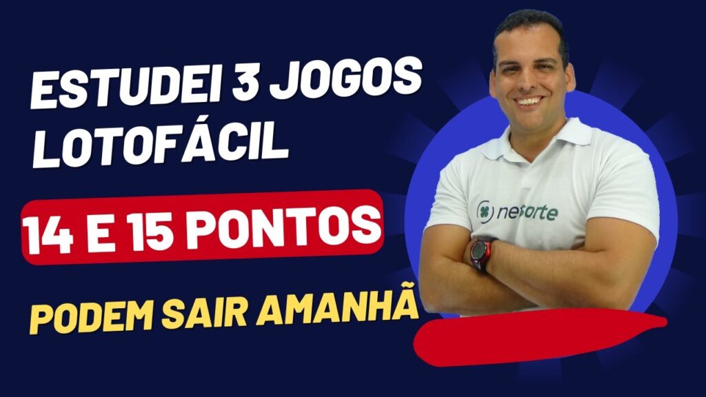 ESTUDEI 3 jogos para o concurso 2605 da lotofácil amanhã! COPIA!