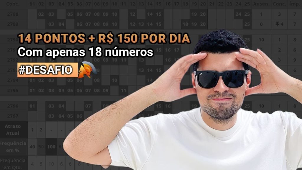 COMO ACETAR 14 PONTOS NA LOTOFACIL + BÔNUS DE R$ 150,00 DIÁRIO - LOTOSPORT