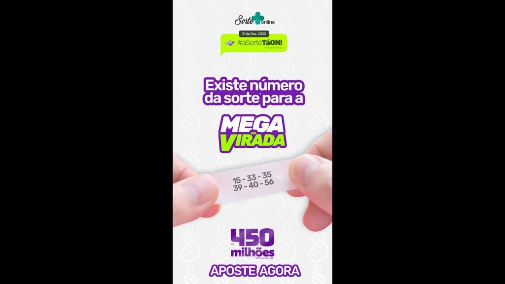 Existe número da sorte para a Mega da Virada? #shorts