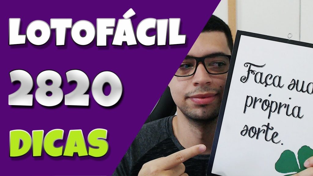 LOTOFACIL 2820 DICAS E ANÁLISES - ACUMULADA EM 6 MILHÕES!