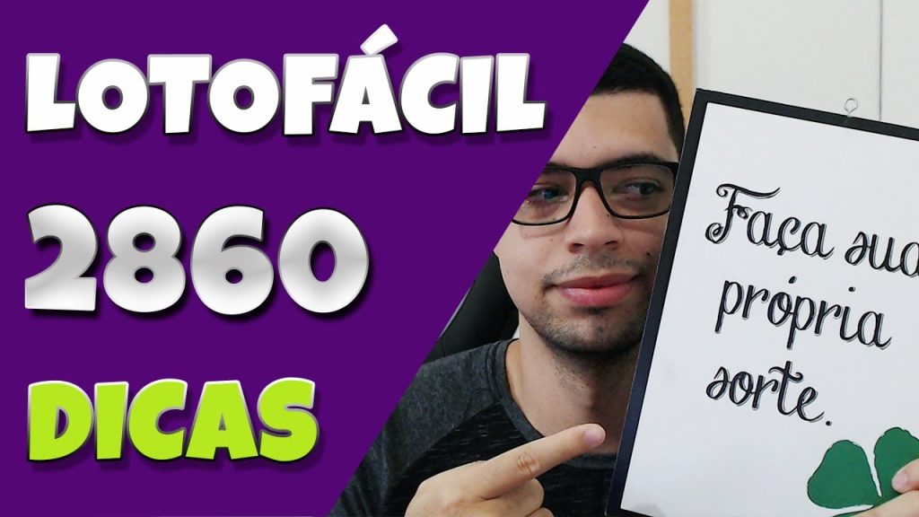LOTOFACIL 2860 DICAS E ANÁLISES - FINAL 0!