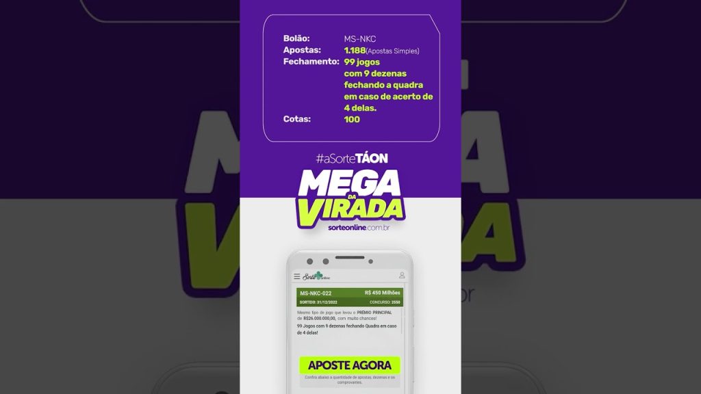 MEGA DA VIRADA: É AMANHÃ!