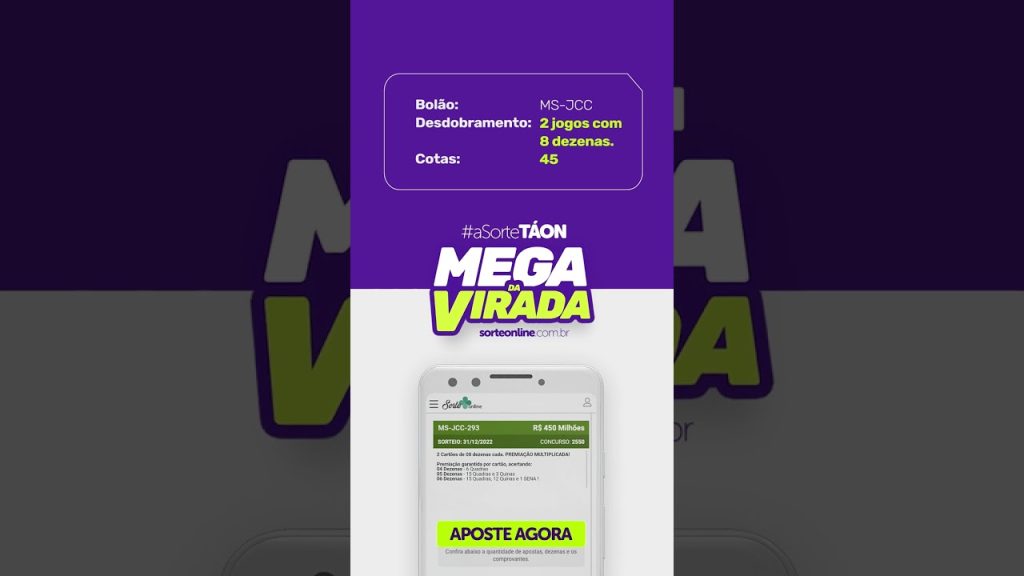 Mega da Virada: ÚLTIMA SEMANA PARA JOGAR!